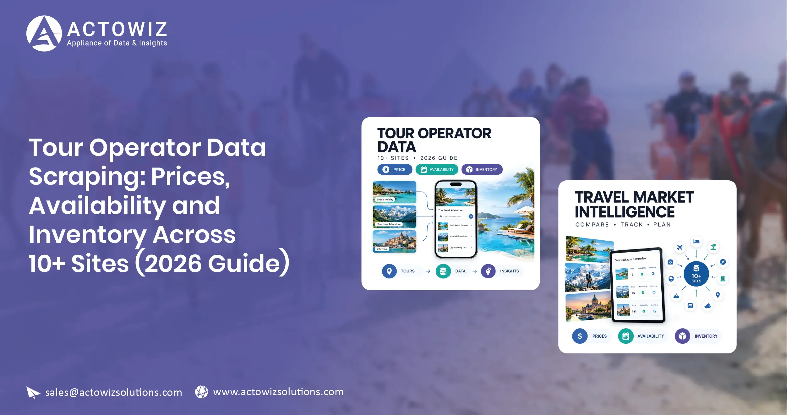 Tour operator data scraping: prices, availability and inventory across 10+ sites